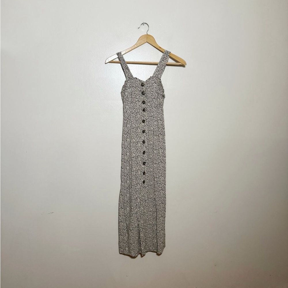 SALE! Brown Japna Cheetah Button Down Sundress Size XS EUC